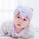 0-3 Months Hospital Newborn Baby Hats Cotton Beanie With Bow Soft Knit Tire Striped Infant Caps toddlers Bebe Photography Hats - Image 2