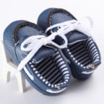1 Pair Fashion Classic Leisure Blue Infant Toddler Baby Boy Kid Prewalker PU Leather Shoes Crib Babe Soft Soled Loafer 0-1 Years - Image 3