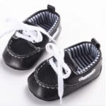 1 Pair Fashion Classic Leisure Blue Infant Toddler Baby Boy Kid Prewalker PU Leather Shoes Crib Babe Soft Soled Loafer 0-1 Years - Image 4