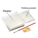 1 Set Silver Gold 3D Plaster Handprints Footprints Baby Hand & Foot Casting Mini Kit Keepsake Gifts - Image 3