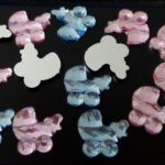 1000PCS Pram Acrylic rhinestones baby shower decoration first birthday party supply baby scrapbook embellishment diy craft - Image 2