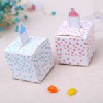 100pcs/lot Nursing Bottle Pattern pink blue Birthday boy baby shower Candy Box Gift Packaging Chocolate Boxes Baby Shower Favor - Image 3