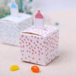 100pcs/lot Nursing Bottle Pattern pink blue Birthday boy baby shower Candy Box Gift Packaging Chocolate Boxes Baby Shower Favor - Image 4