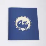 10pcs 3D Creative Baby stroller Handmade Kirigami Origami Wedding Party Baby Shower Invitation Cards Greeding Birthday Postcard - Image 5