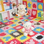 10pcs/lot Meitoku baby EVA foam puzzle play mat/ Interlocking Exercise floor carpet Tiles, Rug for kids,Each30cmX30cm 1cmThick