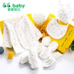 10pcs/set New Born Baby Gift Set Girl Clothes Cotton Infant Baby Boy Clothing Sets Pants Leggings Newborn Set Baby Cap Bibs Suit - Image 2