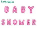 10pcs/set letter balloon BABY SHOWER  foil balloon gold/silver/pink/blue  birthday/party decoration for baby - Image 3