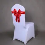 11colors PU free tie bowknot wedding chair cover weddin party decoration 10pcs/lot - Image 2