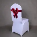 11colors PU free tie bowknot wedding chair cover weddin party decoration 10pcs/lot - Image 3