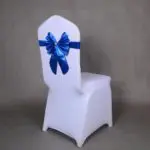 11colors PU free tie bowknot wedding chair cover weddin party decoration 10pcs/lot - Image 5