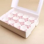 12 Holes Muffin Cupcake White Paper Box Pastry Chocolate Candy Packaging Box Wedding Christmas Birthday Party Baby Shower Favor - Image 4