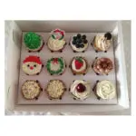 12 Holes Muffin Cupcake White Paper Box Pastry Chocolate Candy Packaging Box Wedding Christmas Birthday Party Baby Shower Favor - Image 5