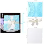 12PCS 5Color Laser Flora Printable 250g Wedding Invitation Cards Kit Bowknot Party Souvenirs Wedding Decor Convite do casamento - Image 4