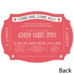 12PCS Circus / Carnival Invitations Vintage Circus Invites Circus Baby Shower Party Invite Personalized Party supplies - Image 2