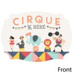 12PCS Circus / Carnival Invitations Vintage Circus Invites Circus Baby Shower Party Invite Personalized Party supplies - Image 3