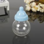 12Pcs Pink Girl Blue Boy Baby Shower Favors Bottle Baptism For Wedding Candy Bottle Plastic Box Party Marriage Gifts Bottle - Image 2
