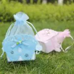 12Pcs Wedding Decorations Baby Shower Gift Bags Baby Shower Favors Bags With Baby Feet Decorative - Image 3