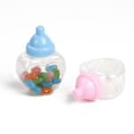 12Pcx Heart Shape Baby's Bottle And Pacifier Wedding Favors And Gifts Wedding Souvenirs Wedding Supplies Baby Shower Favors