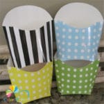12pcs/lot Polka Dot Baby Blue French Fry Boxes for BBQ Kid's Birthday Party Baby Shower Favors - Image 6