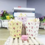 12pcs/lot Rose Flower Popcorn Box paper box for party decoration baby happy birthday party supplies favor baby shower Favors - Image 5