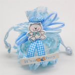 12pcs/set Birthday Baby Shower Party Favor Yarn Basket Candy Box with Ribbons DIY Bear Pattern Christening Boy Girl Gift - Image 3