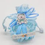 12pcs/set Birthday Baby Shower Party Favor Yarn Basket Candy Box with Ribbons DIY Bear Pattern Christening Boy Girl Gift - Image 3