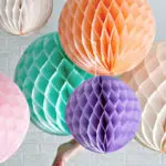 15pcs Decorative Tissue Paper Honeycomb Balls Flower Pastel Birthday Baby Shower Wedding Holiday Party Decoration Size 6" 8" 10" - Image 2