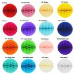 15pcs Decorative Tissue Paper Honeycomb Balls Flower Pastel Birthday Baby Shower Wedding Holiday Party Decoration Size 6" 8" 10" - Image 3