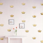 18Pcs/set 4*7cm Cartoon Princess Crown Removable Mirror Wall Stickers Baby Kids Bedroom Home Decor Wall Art Decal Wallpaper 9Z - Image 4