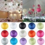 1Pcs 30cm Round Chinese Paper Lantern Birthday Paper Lanterns for Wedding Party Decoration Gift Craft DIY Wholesale Retail