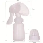 1Pcs Comfortable Manual Breast Pump Adjustable Original Manual Breast Nipple Pump With Milk Bottle Nipple Suction Breast Milker - Image 6