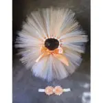 2 Piece Pastel Baby Girl Rainbow Tulle tutu Skirt Multi Color Toddler 1st Birthday Party Tutu Skirts with Headband For Photos - Image 3