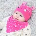 2 pcs / set  Hot Sale Newborn Hats bibs Baby Boy Girls Cap  toddler Infant Lovely Rabbit Beanie baberos - Image 2