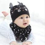 2 pcs / set  Hot Sale Newborn Hats bibs Baby Boy Girls Cap  toddler Infant Lovely Rabbit Beanie baberos - Image 5
