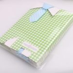 20 pcs My Little Man Blue Green Bow Tie Birthday Boy Baby Shower Favor Candy Treat Bag Wedding Favors Candy Box gift Bags - Image 4