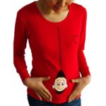 2015 new Pregnant Maternity T Shirts Casual Pregnancy Maternity Clothes With Baby Peeking Out Funny Maternity Shirts 100% Cotton