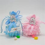 2016 NEW Creative Baby Birthday Candy Box Gift Bag Baby Shower Favor Children's Day Wedding Cany Box Birthday Party Decor 60pcs