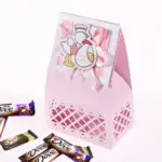 2016 New Arrival Lovely New Baby Birthday Candy Box Baby Shower Favor Paper Kraft Hollow Candy Bag 60pcs/lot Free Shipping - Image 4