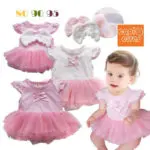 2016 New Baby Girls Dress Summer Infant Dress Toddler Short Sleeve Cotton Robe Bapteme Fille Baby Dress For Girls - Image 3