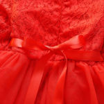 2016 Spring/Autumn Newborn Baby Dresses Girl Party and Wedding Cute Dress for Infant Baby Dresses Red Hot Sale - Image 5