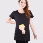 2016 Summer Cute Funny Maternity Shirts Pregnant Women Tops Tees Clothes Black Premama Wear Clothing Pregnancy T Shirt HOT SALE