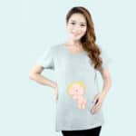 2016 Summer Cute Funny Maternity Shirts Pregnant Women Tops Tees Clothes Black Premama Wear Clothing Pregnancy T Shirt HOT SALE - Image 5