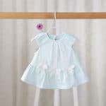 2016 in the summer, the new children's dress wholesale girls Jacquard Dress Baby Princess Dress sweet and  lace butterfly knot - Image 5