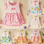 2016 new 1pcs baby dress summer dress for birthday party  girl dress 1 year birthday dress FRE5854