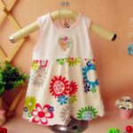 2016 new 1pcs baby dress summer dress for birthday party  girl dress 1 year birthday dress FRE5854 - Image 3
