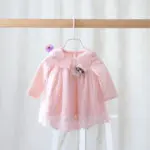 2016 spring autumn brand children's wear dress for girls gauze lace dress baby sweet princess dress for girls baby clothes