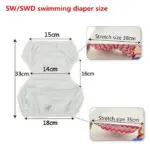 2017 Alvababy Unisex Swim Diaper Adjustable Swim Pant Swim Nappy for Baby Swimming Pool - Image 4