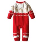 2017 Baby Clothes Winter Baby Rompers Overalls for Newborn Baby Girl Boy Romper Costume Baby Christmas Long Sleeve Deer Sweater - Image 2