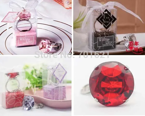2017 Baby Shower Wedding Gifts for Guests Bachelorette Party Craft Supplies Deep Purple Crystal Key - Image 3