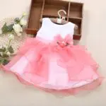 2017 Baby Summer Dress Floral Girls Princess Dresses Infant Kids Clothes Cotton Tutu Birthday Party Dress Newborn Wedding Dress - Image 4